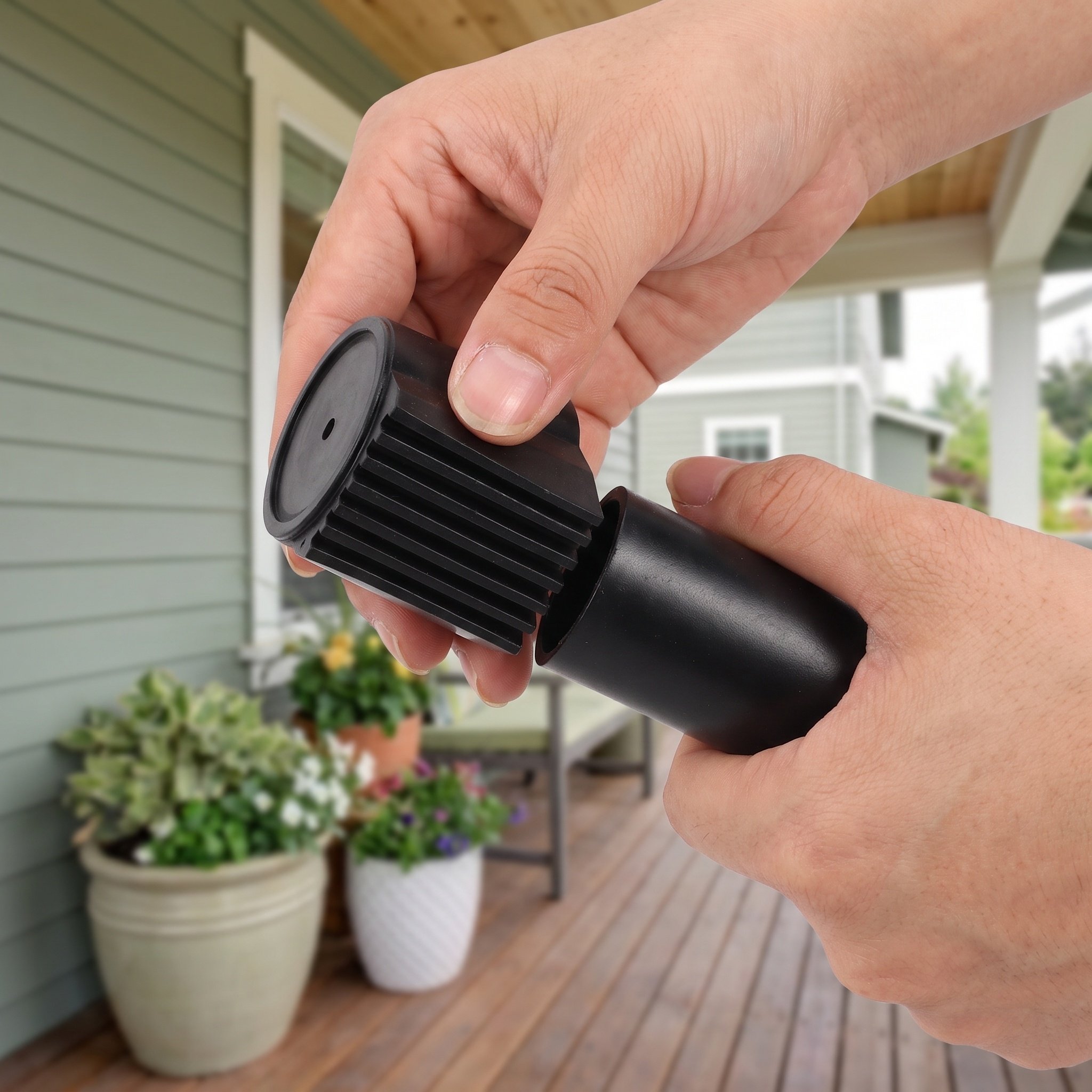 Outdoor Furniture Leg Protectors - 10 Pezzi di Tappi Rotondi in
