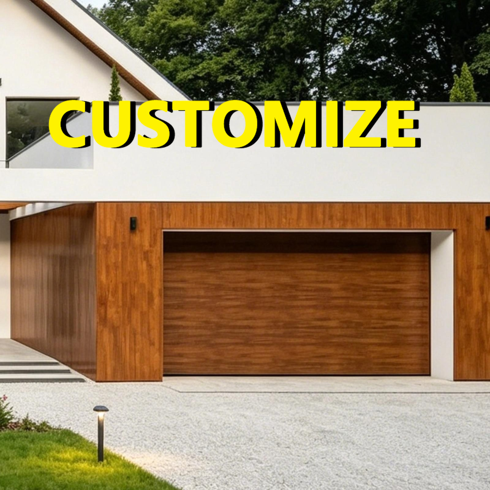 Outdoor Furniture European - Porta da Garage in Alluminio su