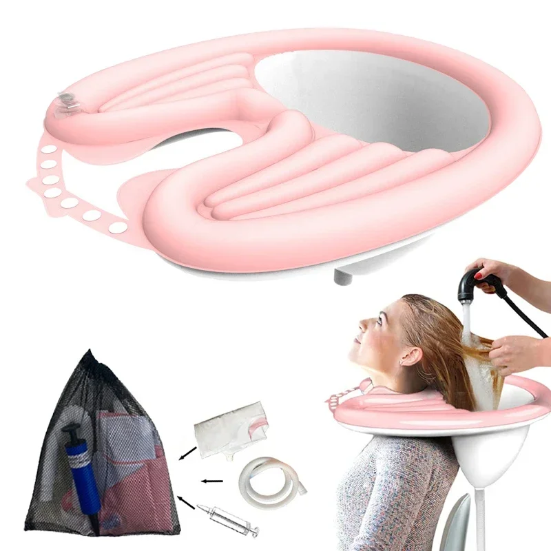 Inflatable Hot Tub - 1Set Gonfiabile Shampoo Bacino PVC Pieghevole