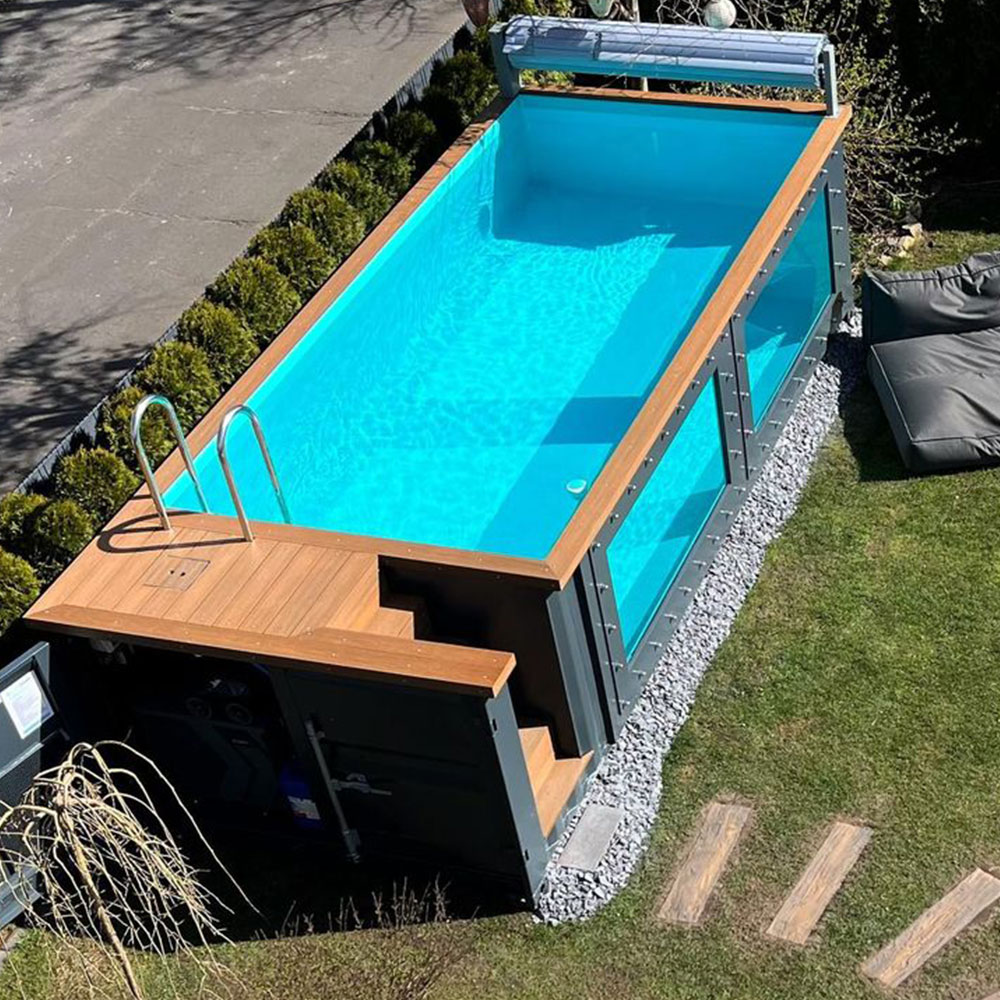 Outdoor Furniture For Pool - Piscina Prefabbricata di Lusso per Esterni