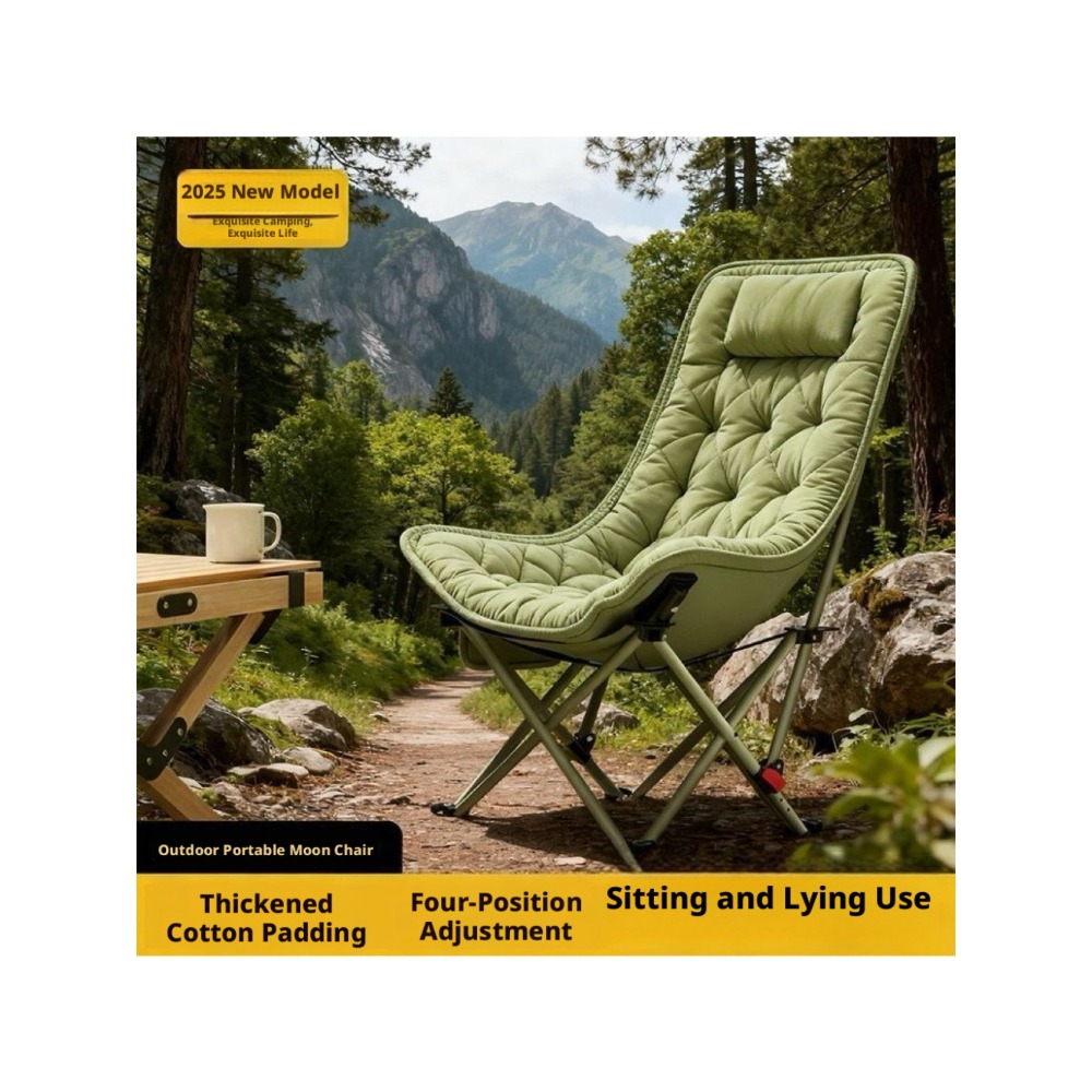 Outdoor Furniture Cheap - Sedia a Luna Pieghevole da Esterno
