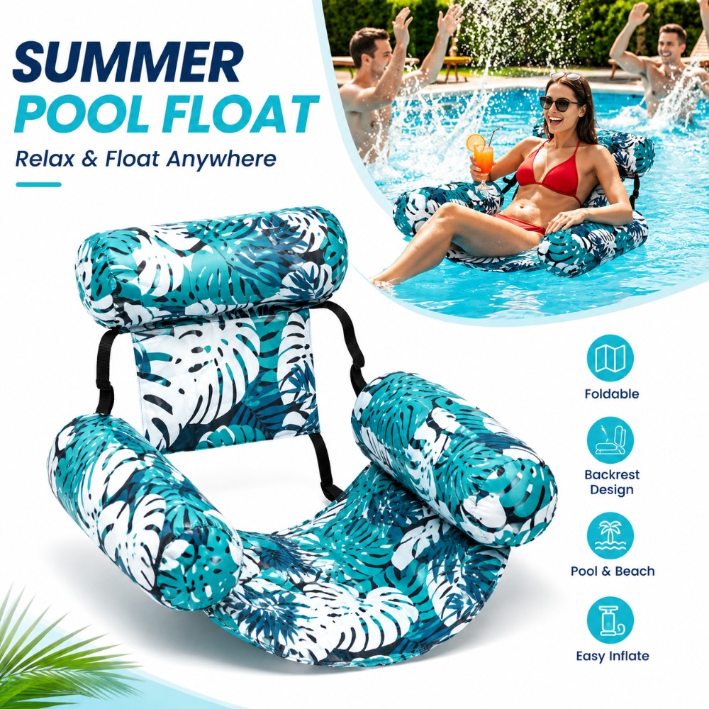 Outdoor Furniture For Pool - Sedia Gonfiabile Resistente per Piscina, Sdraio