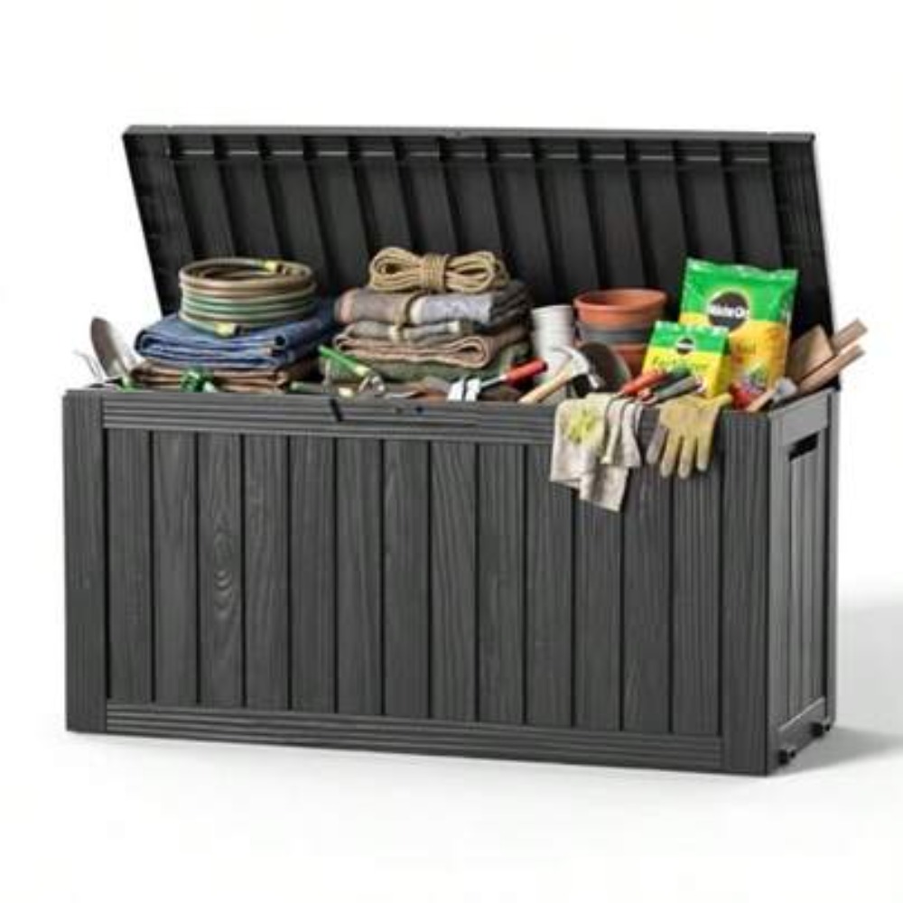 Outdoor Furniture For Pool - Contenitore da Esterno da 90 Galloni
