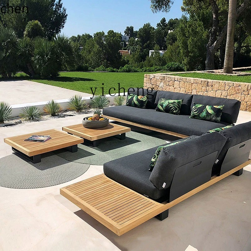 Outdoor Furniture Teak Wood - Divano da esterno HYS in teak,