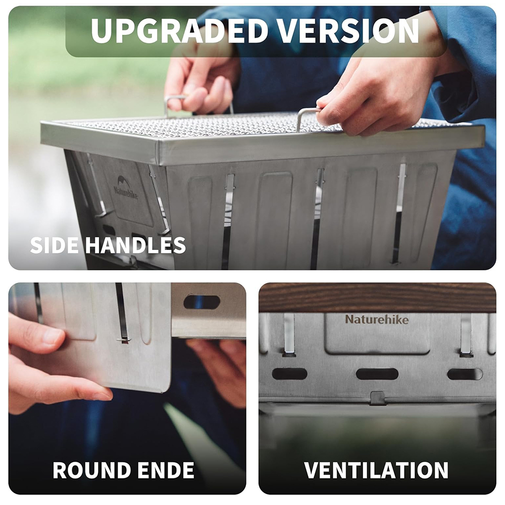 Griglia a carbone da campeggio - Outdoor Furniture Australia recensione e prezzo