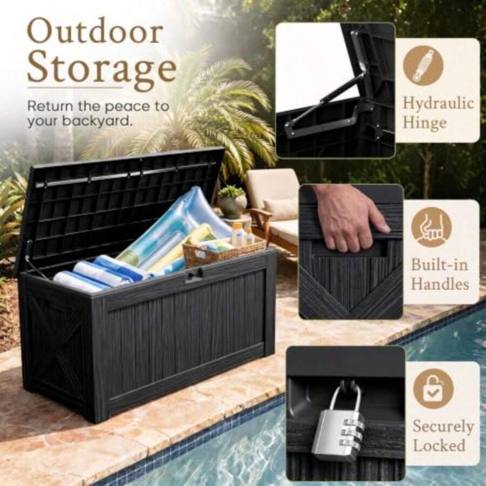 Contenitore da Esterno da 120  - Outdoor Furniture For Pool recensione e prezzo