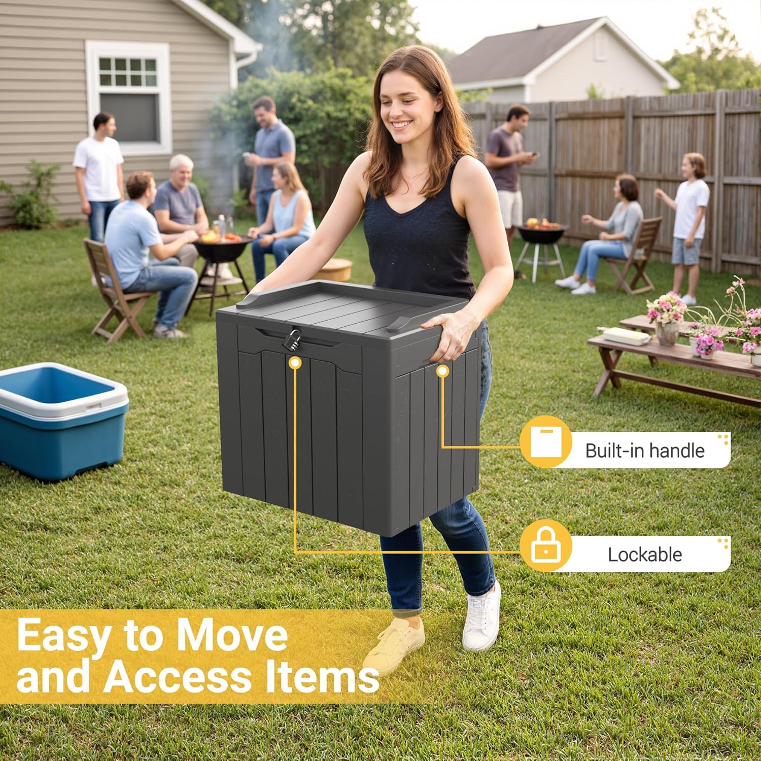 Contenitore da Esterno da 31 G - Outdoor Furniture For Pool recensione e prezzo
