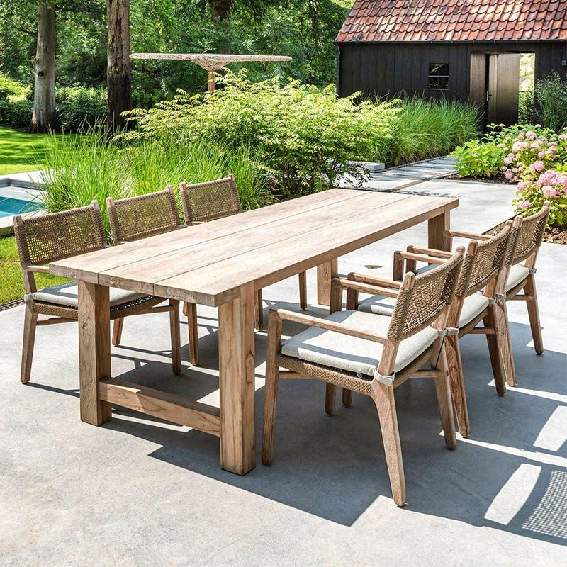 Tavoli e sedie da esterno in t - Outdoor Furniture Teak Wood recensione e prezzo
