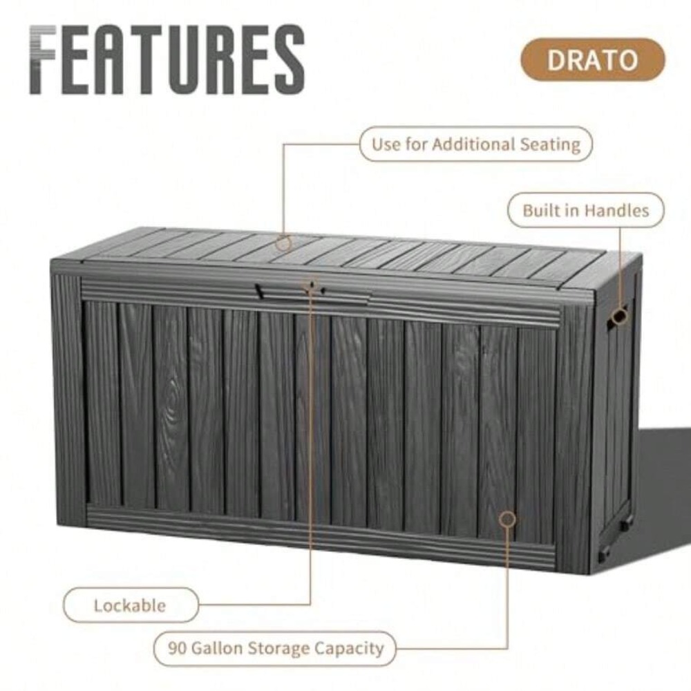 Contenitore da Esterno da 90 G - Outdoor Furniture For Pool recensione e prezzo