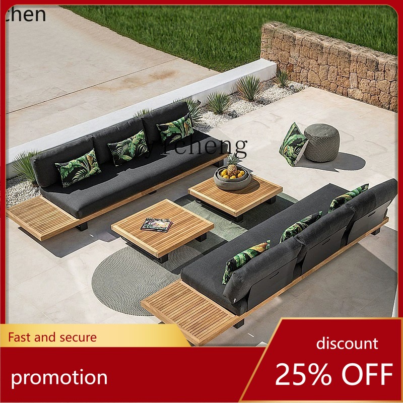 Divano da esterno HYS in teak, - Outdoor Furniture Teak Wood recensione e prezzo