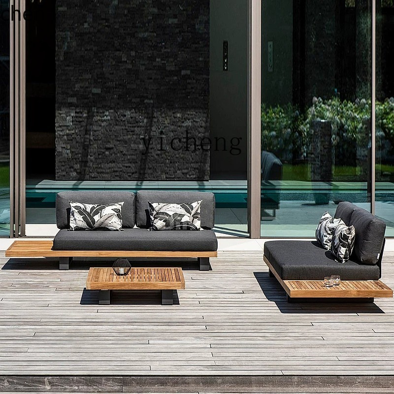 Divano da esterno HYS in teak, - Outdoor Furniture Teak Wood recensione e prezzo